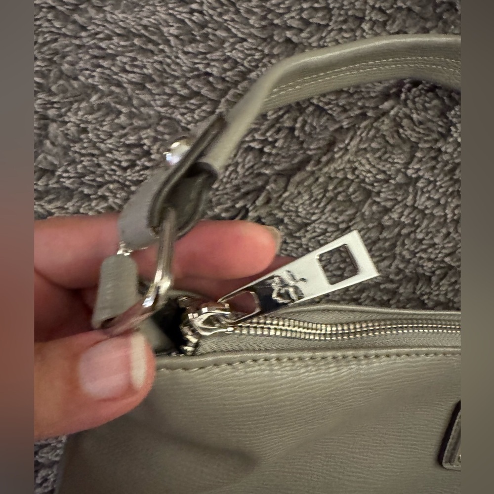 JENNA KATOR Gray Shoulder Bag Silver hardware - Picture 11 of 16